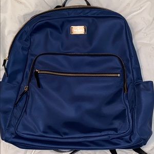 Large blue Kate spade backpack.